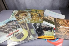 DDR NVA East German Military Lot x9 Vinyl Records Discs Marching Music Band