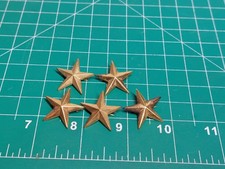 Lot of 5 US Army Brigadier General BG Officer Rank Star Insignia NS Meyer Gold