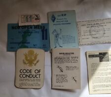 Conflict Korean And Vietnam  Army Card Information. picture