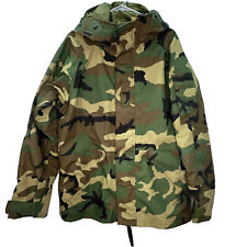 Military Parka Cold Weather Camouflage Jacket Medium Regular Woodland Army ECWCS picture