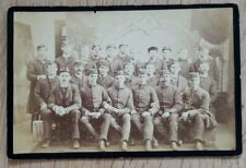 Ada, OH Civil War Cabinet Card Union Army Company photo in uniform, group of 24 picture