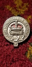 World War 1 Returning Soldier's Canada Honourable Service Rare Silver Badge.