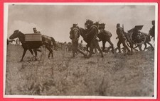 1918 Albanian Mountain Artillery Going to Macedoine Front News Photo