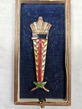 Belgian Honour Badge of Labour Medal & Ribbon Bronze Class In Original Box picture