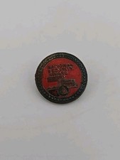Vtg WWII National Security Award Pin Red Enamel Civil Defense Home Front Badge 
