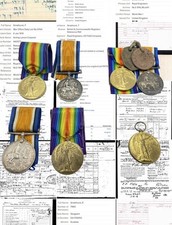 WW1 British Bolton- Lancashire Family Smethurst Medal Grouping & Research POW’s