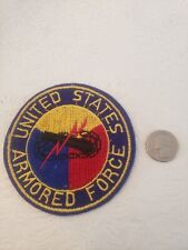 WWII US Army UNITED STATES ARMORED FORCE PX Patch MINT EX-COLLECTION Early One picture