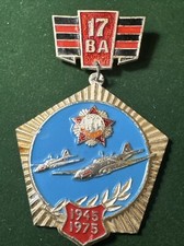 WW II RED ARMY VETERANS COMMEM. Badge of Veteran of 19th Rifle Guard Division