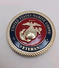 U.S. MARINE CORPS PATRIOTIC- "VETERAN COIN" - GREAT GIFT- AMERICAN- COIN