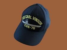USS CARL VINSON CVN-70 NAVY SHIP HAT U.S MILITARY OFFICIAL BALL CAP U.S.A MADE picture