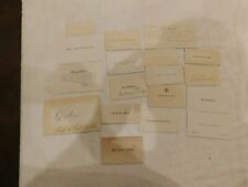 456 Civil War West Point Generals & Notables Officer 15 Call Card 1860 List Bios picture