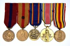 WW2 U.S. Marine Corps Miniature Service Medals Expeditions Yangtze Fleet Reserve picture