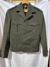 Vintage Korea USMC US MARINE CORPS OD WOOL “IKE” NCO Dress Jacket Medium NAMED picture