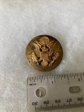 Authentic US Army Enlisted Hat Cap Badge Insignia NH 8D
