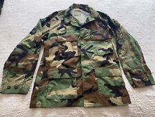 US Army Jacket Mens Medium Woodland Camo Cold Weather Coat 8415-01-390-8548 EUC picture