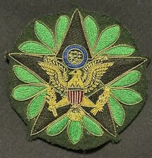 Large Bullion US Army Staff Badge Patch picture