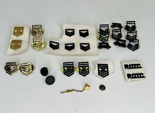 Vtg Lot of 28 ROTC Pins Military Stars Black Gold Army Sergeant First Class picture