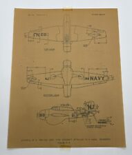 Vintage Military Navy Attack Group Diagram picture