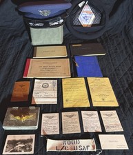 WWII USAF Pilot Logbooks Uniform Grouping CBI C-47 Hump Lt Col Richard A Wood