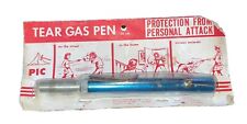 Vintage Penguin Blue Tear Gas Pen 007 Spy Craft Rare Survivor In Package picture