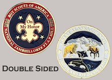 BSA National Jamboree Great Alaska Council Double Sided Challenge Coin J#51