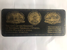 WW1 Navy Military Gift of the Colonies Trinidad Grenada & St Lucia Chocolate Tin picture
