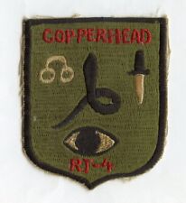 Vietnam War Original Patch US Special Forces RT Copperheads  picture