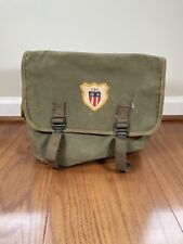 Original WW2 U.S. Army Officers/Airborne Musette Bag, Named & 1944 dated CBI picture