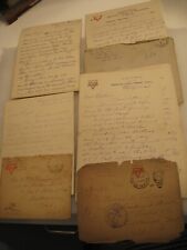 4 WW1 LETTERS  FROM AEF SOLDIER  167TH AMBULANCE CO. 42ND DIVISION picture
