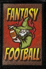 Fantasy Football Wizard Morale Patch Tactical Military Army Badge USA