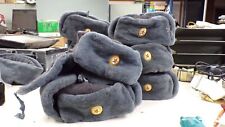 AUTHENTIC AND VINTAGE Blue USSR Russian Soviet Union winter hat Ushanka SIZE 58 picture
