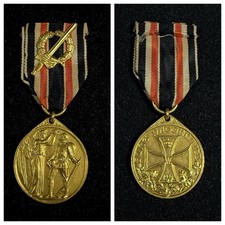 WWI German Legion of Honor Medal Combat Swords Clasp Weimar Ehrendenkmünze 1914