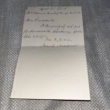 1906 Bessie Maxwell Letter Requesting Honorable Discharge McPherson Relief Corps picture