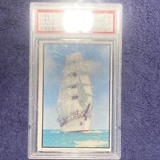 1954 trading card of the Coast Guard cutter eagle graded  picture