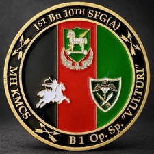 10th Special Forces Group 1st BN SOTF 10 ISAF SOF Afghanistan Challenge Coin