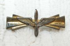 Vintage Original Sterling Silver Military Pilot’s Wings Lapel Pin picture