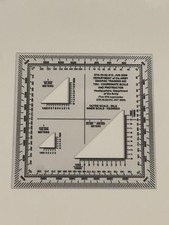 US Military Coordinate Scale & Protractor Military Grid Map Reading GTA 5-2-012