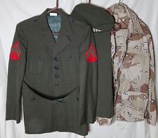 Vintage 1990's Military Issue Desert Jacket, Pants & Dress Uniform sz S Regular picture