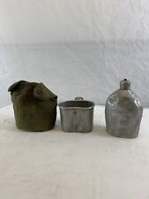 WW2 US Army Canteen ,cover And marked cup 182nd Infantry picture