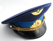 Soviet Russian Army hat CAP OFFICER PILOT aviation troops Space Gagarin USSR 