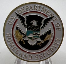 * United States Dept Home Land Security Challenge CoinComes In Clear Capsule