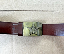 Soviet Russian Army 1950s Field Belt Synthetic "Plastic" Type Rare Cold War WWII