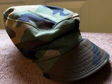 US Military, ARMY Winter Patrol Cap,  BDU Camouflage, Size 7 1/4 With Ear Flap picture