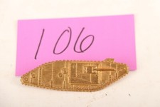 Rare Large Tank Corp Hat Badge