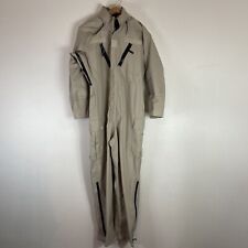 New US Military Army Goretex JP-8 Fuel Handlers Coveralls Desert Tan Size Medium picture