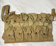 Ww1 USA Military Original Ammo Chest Grenade Pouch 11 Pocket Date May 1918 Nice picture
