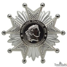 France French Legion of Honor Grand Cross Breast Star in Silver Medal Order