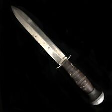 WWII Theater Made Fixed Blade Trench Art Fighting Knife Dagger  picture