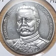 1914 Germany Hindenburg Metal 