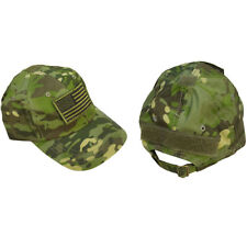 Tactical Hat Operator Contractor Flag Patch Military Cap Hat -Multicam Tropic picture